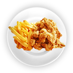 Kids Chicken Popcorn & Chips 